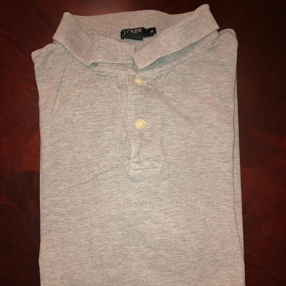 Gray J.Crew Polo